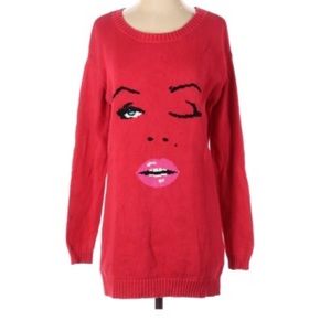 Rare vintage Betsey Johnson sweater dress size small